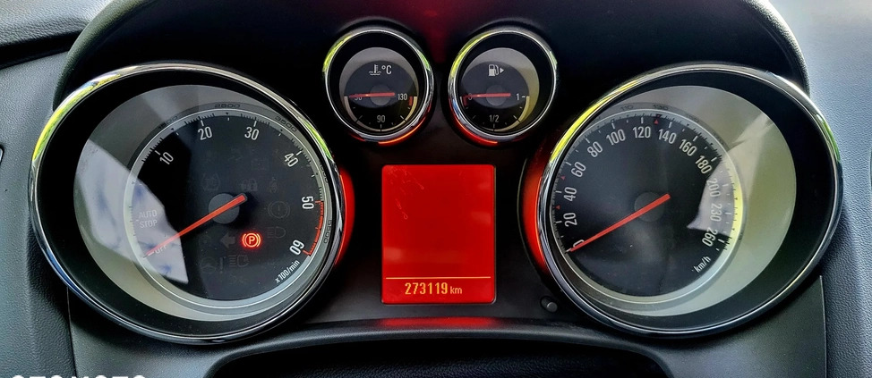 Opel Astra cena 24900 przebieg: 273000, rok produkcji 2015 z Łódź małe 277
